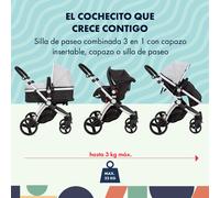 Go Baby Neo Silla de Paseo 3 en 1 R44/04 Grupo 0+ Arnés de seguridad de 5 puntos Babify