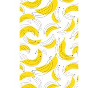 Go Bananas: Fun Banana Pattern Notebook for Fruit Lovers, Students, and Creative Minds | A5 Journal with 100 Lined Pages for Notes, Ideas, or Daily Lists