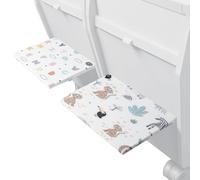 Go-Be Sleeves The Go-Be - Juego de 2 fundas para bandejas de aviones, ABC & Jungle Fun
