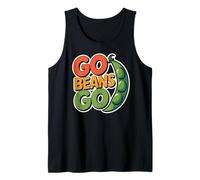 Go Beans Go Vegan Power Plant Foods Lover Healthy Life Camiseta sin Mangas