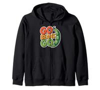 Go Beans Go Vegan Power Plant Foods Lover Healthy Life Sudadera con Capucha