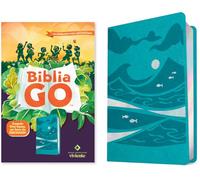 Go Bible: Biblia Go Para Niï½os Ntv, Sentipiel, Verde Azulado: Una Biblia Para Niï½os Que Transforma/ Nlt Go Bible for Kids, Leatherlike Teal: a Transforming Chil