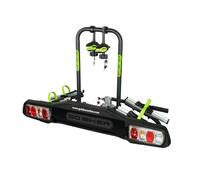 GO BIKER Portabicicletas Beat para 2 Bicicletas Bola de Remolque antirrobo, 15kg x Carril, chasis de Acero/Aluminio, Brazos Ajustables Todo Tipo de Bicicletas, Doble Cierre de Seguridad, 13 a 7 Pines