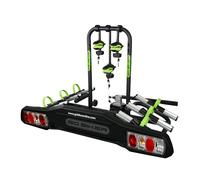 GO BIKER - Portabicicletas Ranger - 3 Bicicletas - Bola de Remolque - Soporta 15kg x Carril - Brazos Ajustables - Apto Todo Tipo de Bicicletas - Doble Cierre de Seguridad - Antirrobo