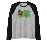 Go Clean and Go Green Retro Woodsy Owl Officially Licensed Camiseta Manga Raglan
