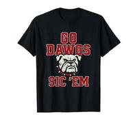 Go Dawgs Sic Em Bulldog - Espíritu Escolar para Hombres, Mujeres y niños Camiseta