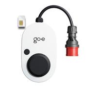 go-e Charger Gemini flex 2.0 Estación de carga móvil 11 kW (16A 3-fases) con 4G/LTE, color blanco/negro