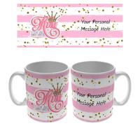 Go Find A Gift Taza de cerámica personalizada Queen Mum de 325 ml