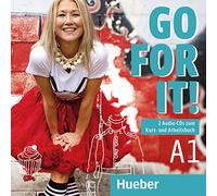 Hueber – Go for it! A1 – 2 CDs de audio para curso y libro de ejercicios – Inglés