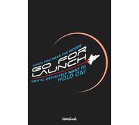 Go For Launch - EPCOT Mission Space-Themed Notebook: Journal, 6x9 120 Pages, Lined College Ruled Paper, Planner, Matte Finish Cover, Diary