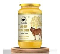 Go Fresho Ghee de vaca Gir A2 | Método védico Bilona | Puro, natural y saludable (100 ml)