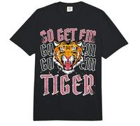 Go Get Em Tiger - Estampado gráfico Casual Comfort Colors Adult Heavyweight T-Shirt
