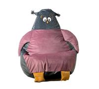 GO GIFT Puff Gris Rosa Oxford 105 x 80 cm