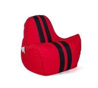 GO GIFT Puff Negro Rojo Oxford Tejido antidesgarros 140 x 100 x 100 cm 140 x 100 cm