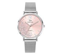 Go Girl 695347 - Reloj para mujer, acero plateado, color plateado
