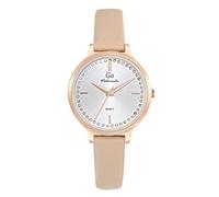 Go Girl 699497 - Reloj de mujer, acero dorado, rosa, piel rosa