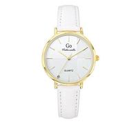 Go Girl 699528 - Reloj de mujer, acero dorado, piel blanca