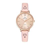 Go Girl 699551 - Reloj de mujer, acero dorado, rosa, piel rosa