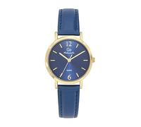 Go Girl Reloj Mujer Acero Cuero Azul 699482