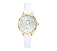 Go Girl Reloj Mujer Acero Cuero Blanco 699432, correa