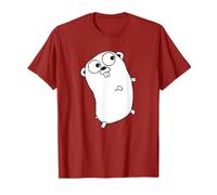 Go Golang Programming Language Logo Mascot Gopher Camiseta Camiseta