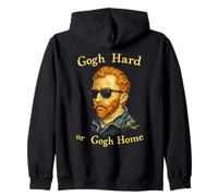 Go Hard Or Go Home Divertido, Legendario y Moderno clásico Van Gogh Sudadera con Capucha