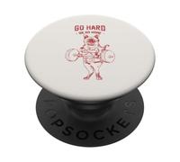 Go Hard or Go Home Siamese Cat PopSockets PopGrip Adhesivo
