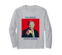GO High Vote Lowe PATRIOTAS BRITÁNICOS Reino Unido Orgullo del Reino Unido Manga Larga