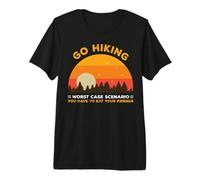 Go Hiking Worst Case Scenario You Have To Eat Your Friends Camiseta Premium