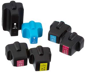 Go Inks 1 Juego de 6 Cartuchos de Tinta compatibles 363 (6 tintas) - Compatible/no OEM para impresoras HP Photosmart, Negro, Cian, Magenta, Amarillo, Alta Capacidad