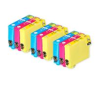 Go Inks 3 Conjunto de 3 Cartuchos de Tinta para reemplazar Epson T1636 (16XL Series) C/M/Y Compatible/Non-OEM para Epson Workforce Impresoras (9 Tintas)