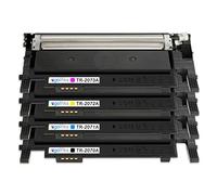 Go Inks Juego de 4 Cartuchos de tóner láser compatibles 117A, W2071A, W2072A, W2073A para impresoras HP Colour Laser 150a, 150nw, 178nw, MFP 179fnw, Negro, Cian, Magenta, Amarillo