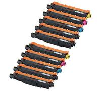 Go Inks Juego de Cartuchos de tóner TN247 + Negro Extra, Paquete de 10 recambios para Brother DCP-L8410CDW HL-L8260CDW HL-L8360CDW MFC-L8690CDW MFC-L8900CDW - Rendimiento de páginas: 3000 (BK) y 2300