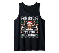 Go Jesus It's Your Birthday Christmas Camiseta sin Mangas