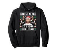 Go Jesus It's Your Birthday Christmas Sudadera con Capucha