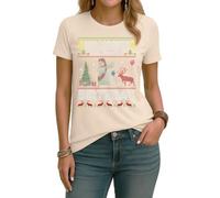 Go Jesus It's Your Birthday | Ugly Christmas Christmas - Camiseta para mujer, natural, XL