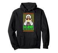 Go Jesus Its Your Birthday Ugly Christmas Sudadera con Capucha