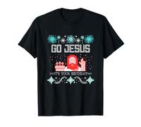 Go Jesus It's Your Birthday Ugly Christmas Sweater Christian Camiseta