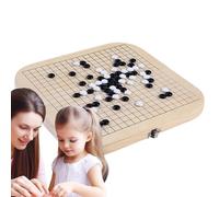 GO Juego Set Tradicy Mind Strategy Diversión - Desafío De Pensamiento Clásico, Promoción Del Crecimiento Estratégico | Mejorar El Enfoque, La Lógica, Paciencia, Disciplina, Espíritu Competitivo Entret