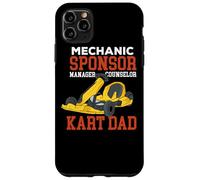 Go Kart Dad - Mecánico Patrocinador Gerente Consejero Kart Carcasa para iPhone 11 Pro MAX