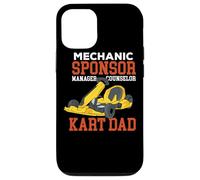 Go Kart Dad - Mecánico Patrocinador Gerente Consejero Kart Carcasa para iPhone 12/12 Pro
