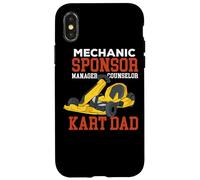Go Kart Dad - Mecánico Patrocinador Gerente Consejero Kart Carcasa para iPhone X/XS