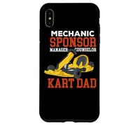Go Kart Dad - Mecánico Patrocinador Gerente Consejero Kart Carcasa para iPhone XS MAX
