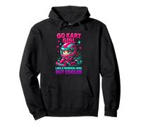 Go Kart Girl, Pero más Guay, Divertido gráfico de Carreras de Karts para niñas Sudadera con Capucha