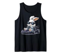Go Kart Racing Gokart Racer Kart Conejo de Pascua Camiseta sin Mangas