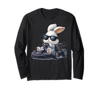 Go Kart Racing Gokart Racer Kart Conejo de Pascua Manga Larga