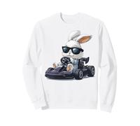 Go Kart Racing Gokart Racer Kart Conejo de Pascua Sudadera