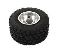 Go Kart Tire, ATV Tire 10x4.50-5 Neumático con Cubo Antideslizante a Prueba de Explosiones Ruedas de Repuesto Universales para ATV UTV Go Kart Vehículo Agrícola