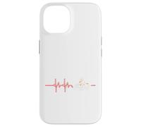 Go-Karts Carreras Bandera Carro Go-Kart Kart Racing Latido del corazón Carcasa para iPhone 14