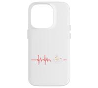 Go-Karts Carreras Bandera Carro Go-Kart Kart Racing Latido del corazón Carcasa para iPhone 14 Pro